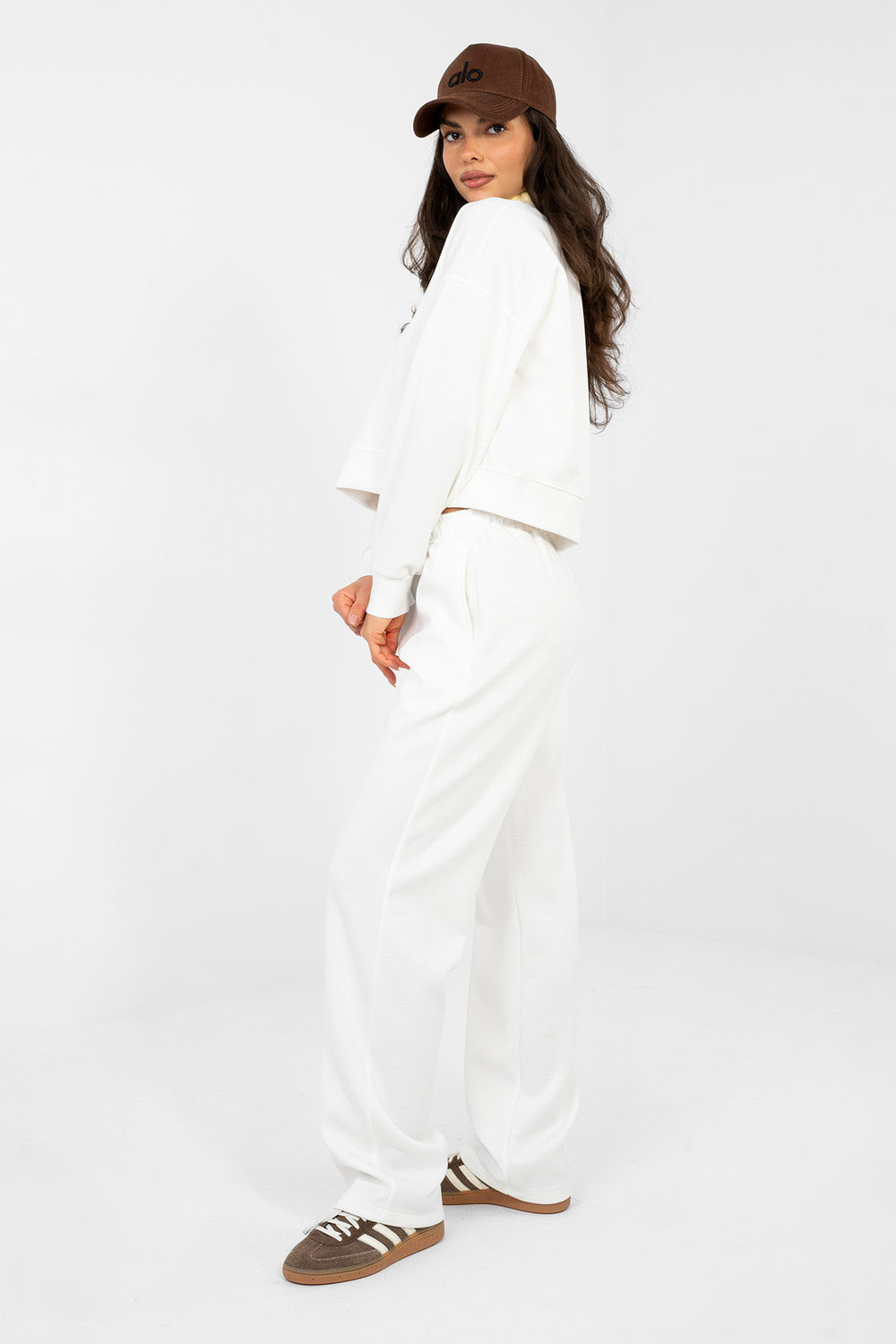 Spodnie Komplet Model IT-KMPL-22212.85 Ecru - Italy Moda