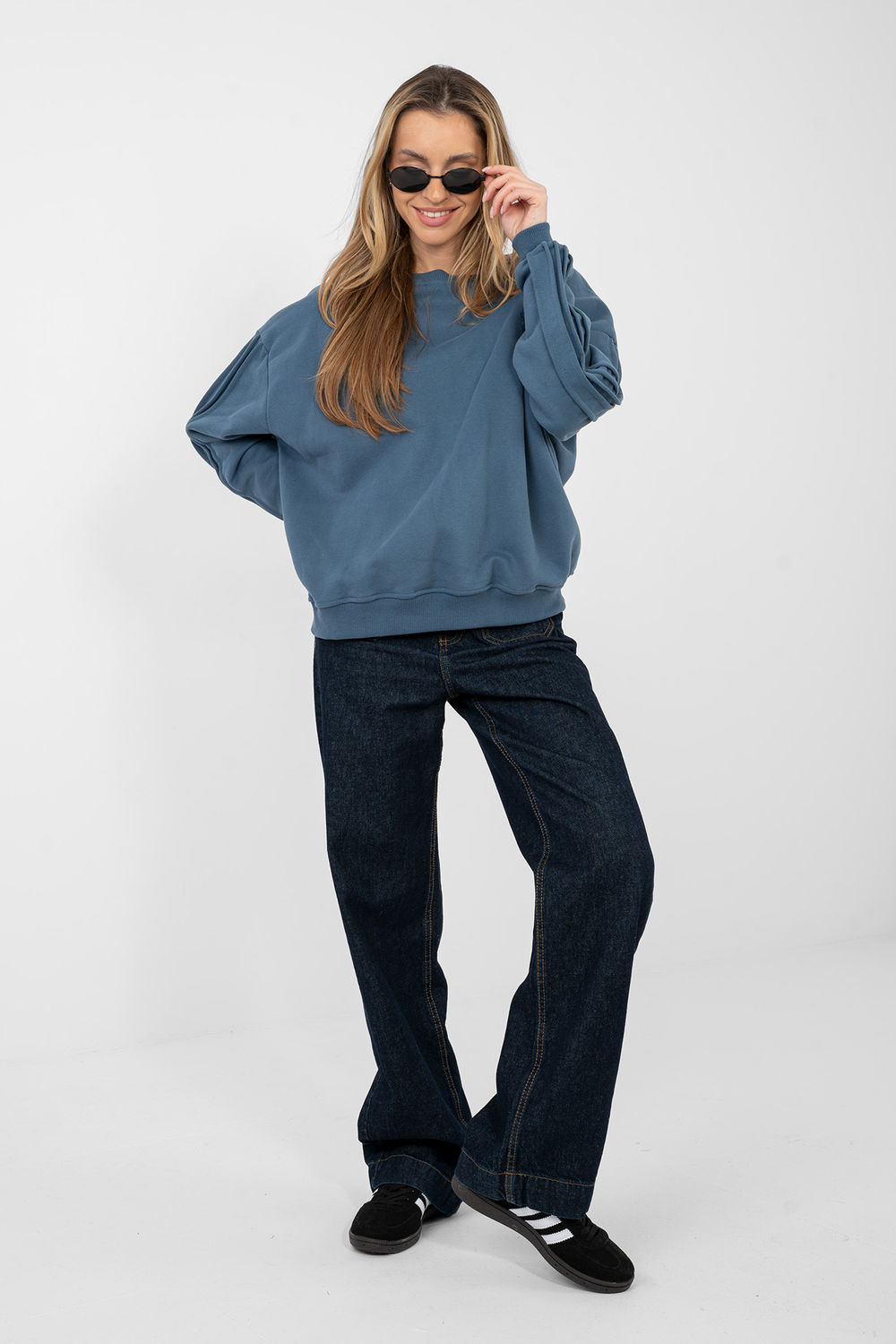 Bluza Damska Model NS-BL-NS2548.05 Dark Blue - Factory Price