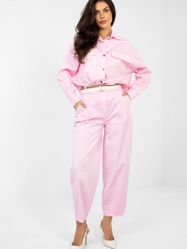 Spodnie Damski Model IT-SP-FL10125.78 Light Pink - Italy Moda