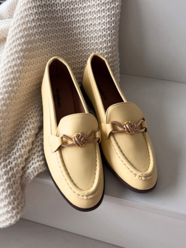 Loafersy Model Rosynne QQ-280 Yellow - Step in style