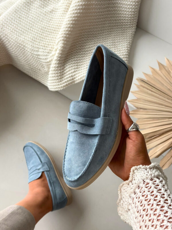 Mokasyny Model Renelia QQ-278 Blue - Step in style