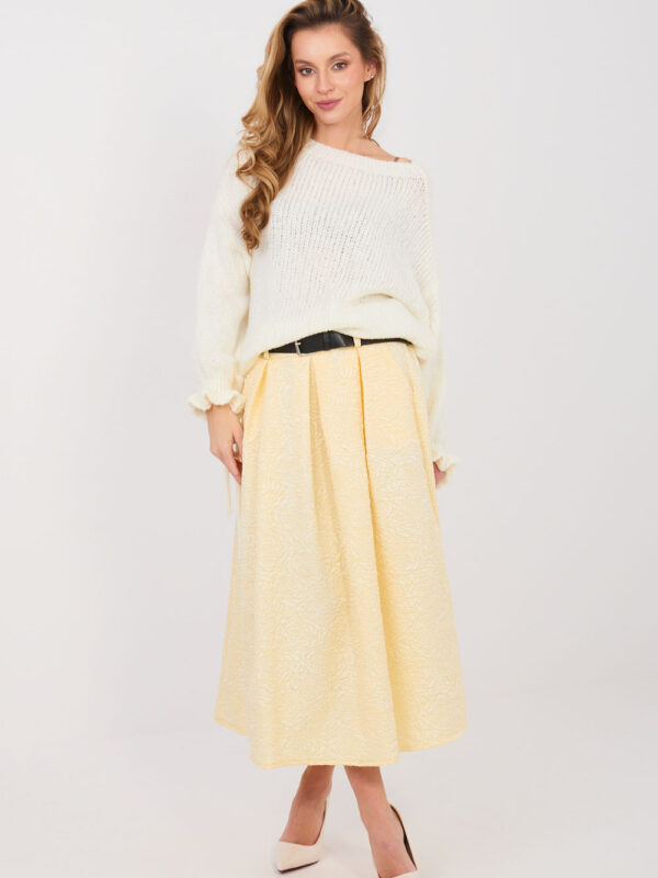 Spódnica Model IT-SD-18760.69 Light Yellow - Rue Paris