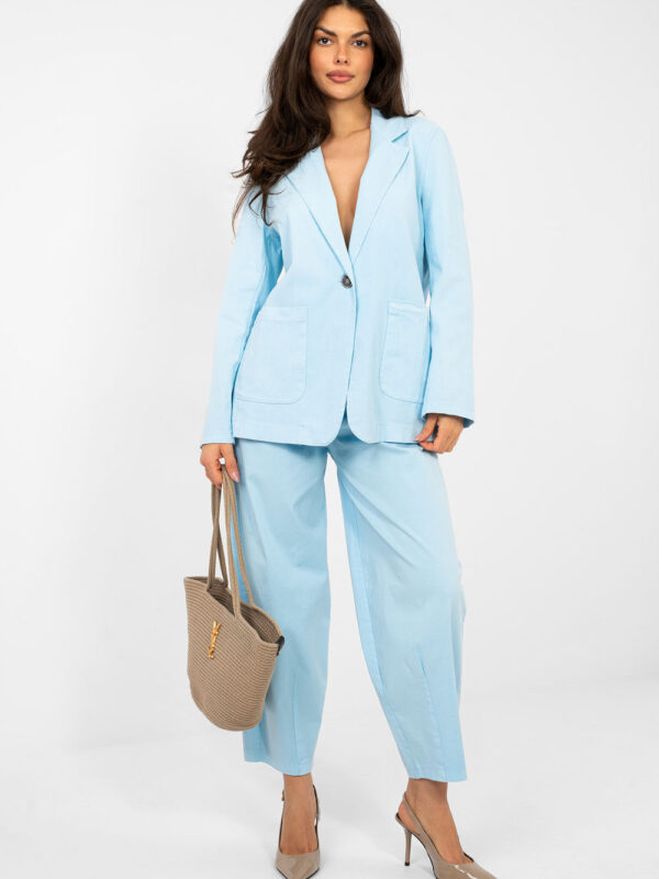 Marynarka Model IT-MA-FL7703.49 Light Blue - Rue Paris