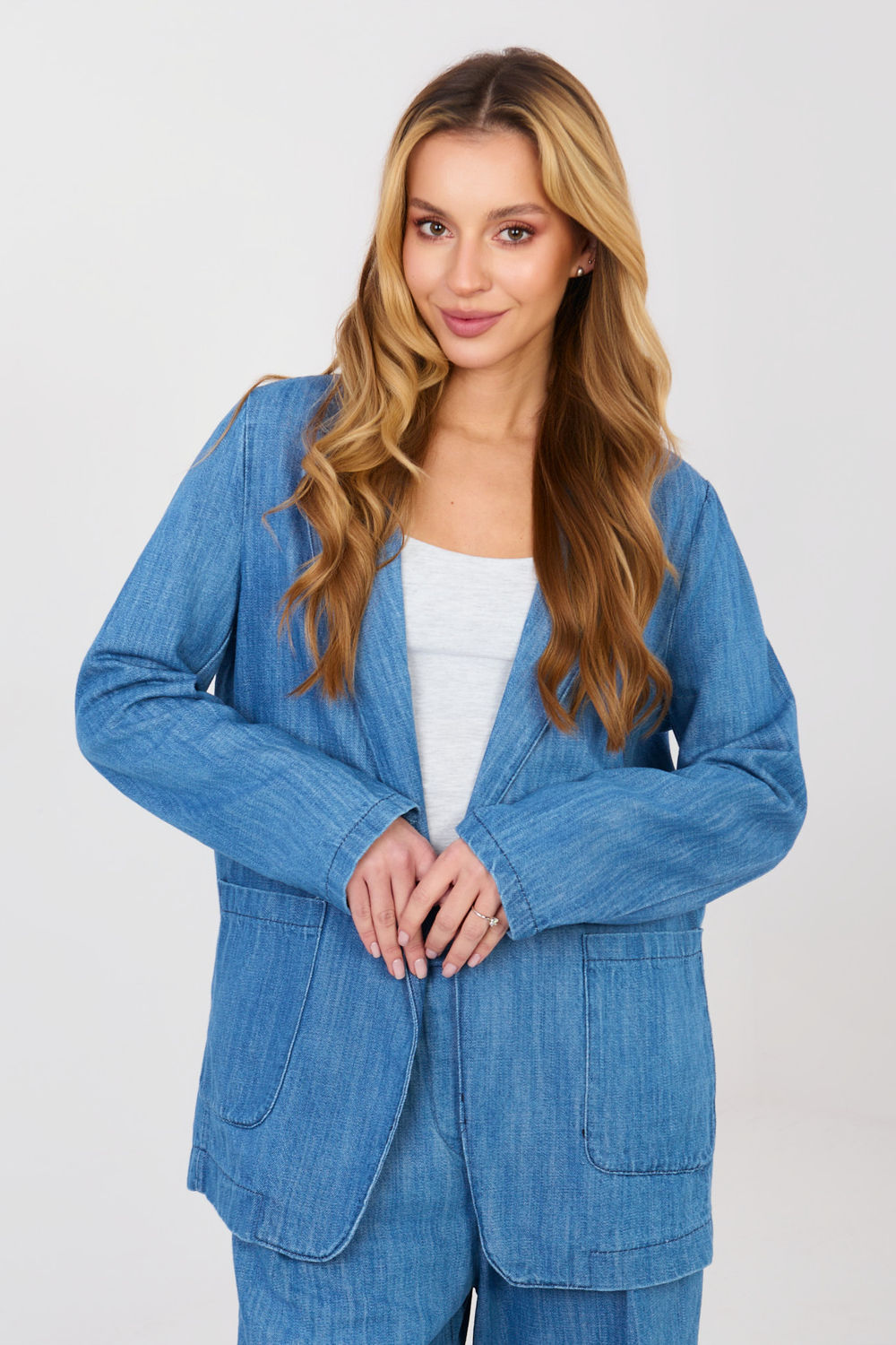 Marynarka Model IT-MA-FL7703.21P Blue - Rue Paris