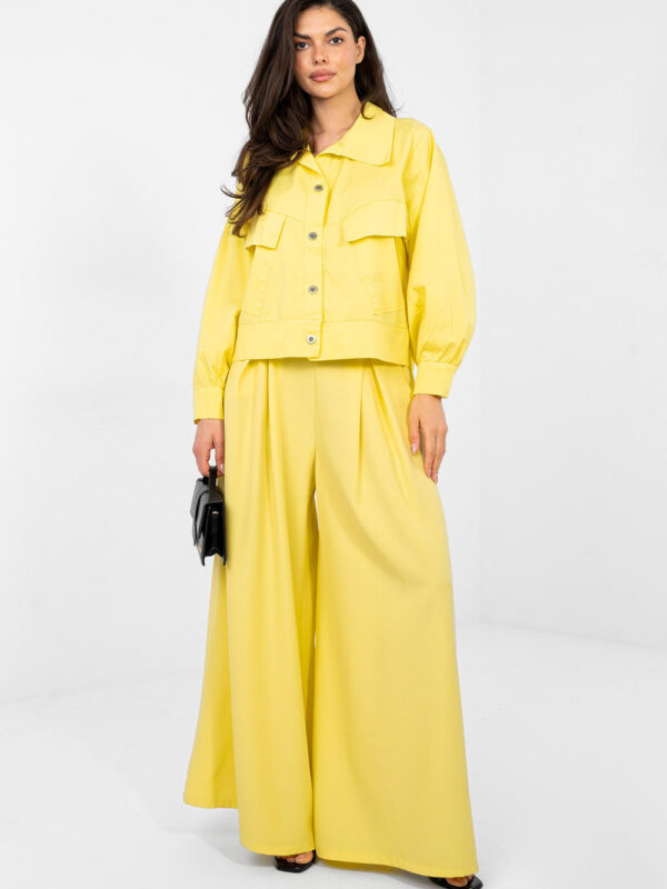 Koszula Damska Model IT-KR-FL10071.09P Yellow - Rue Paris