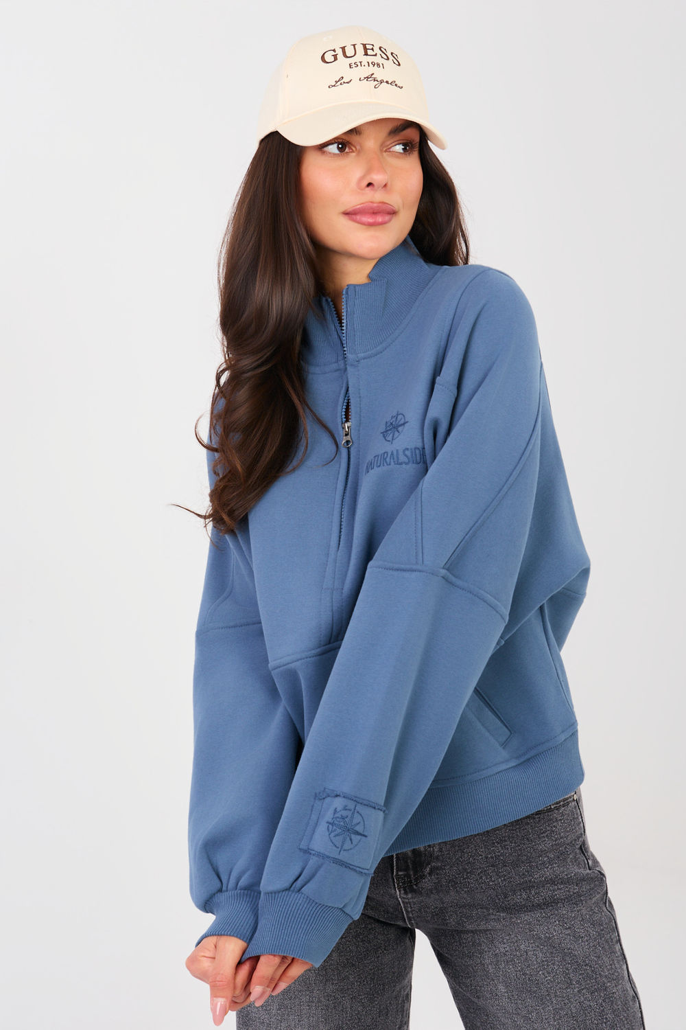 Bluza Damska Model NS-BL-NS2579.11 Dark Blue - Factory Price