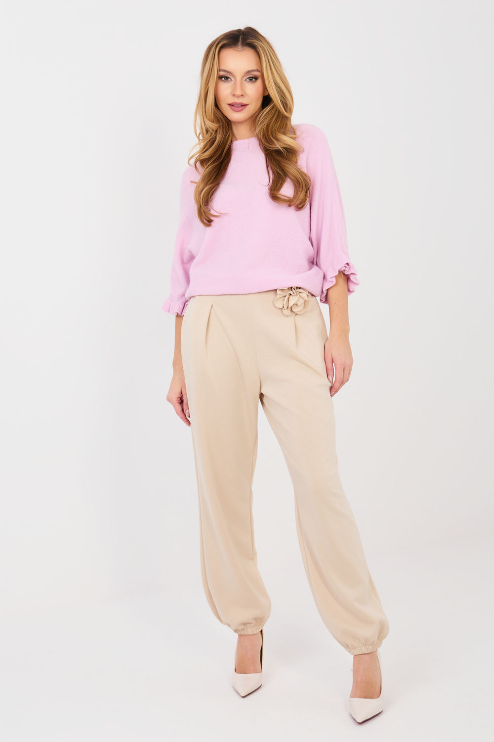 Spodnie Dresowe Model IT-SP-22197.64 Beige - Italy Moda