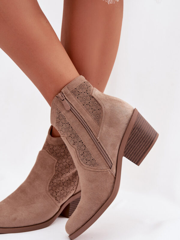 Botki Model S.Barski HY61-8013 Beige - Step in style