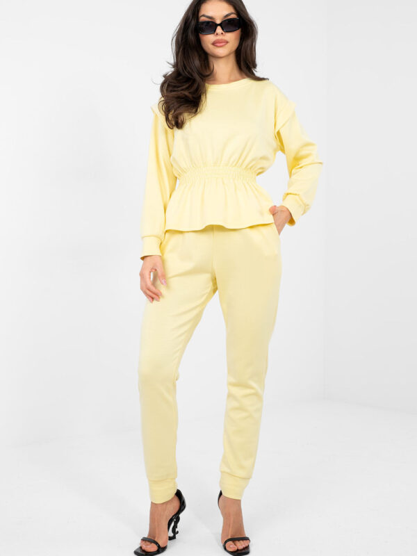 Spodnie Komplet Model IT-KMPL-22239.95 Light Yellow - Rue Paris