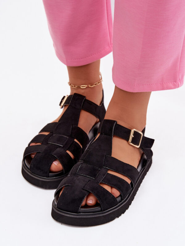 Sandały Model Terelina MAN0384 Black - Step in style