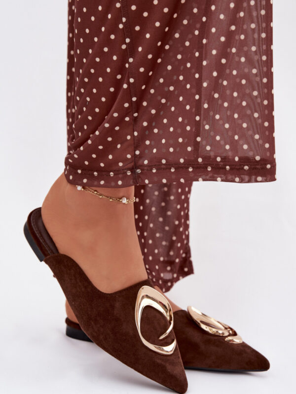 Sandał Klapki Model Galvella P-1490 Czekolada - Step in style