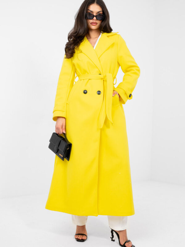 Płaszcz Damski Model IT-PL-97035.17 Fluo Yellow - Factory Price