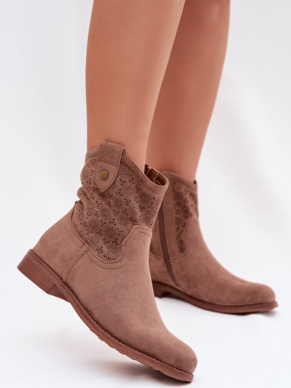 Botki Model S.Barski HY61-8025 Brown - Step in style