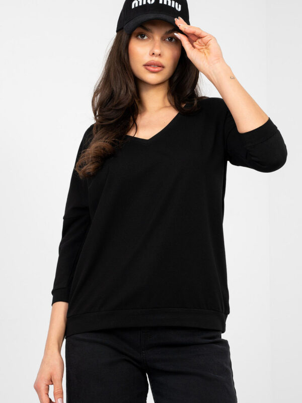 Bluzka Model RV-BZ-A1192.71 Black - Rue Paris