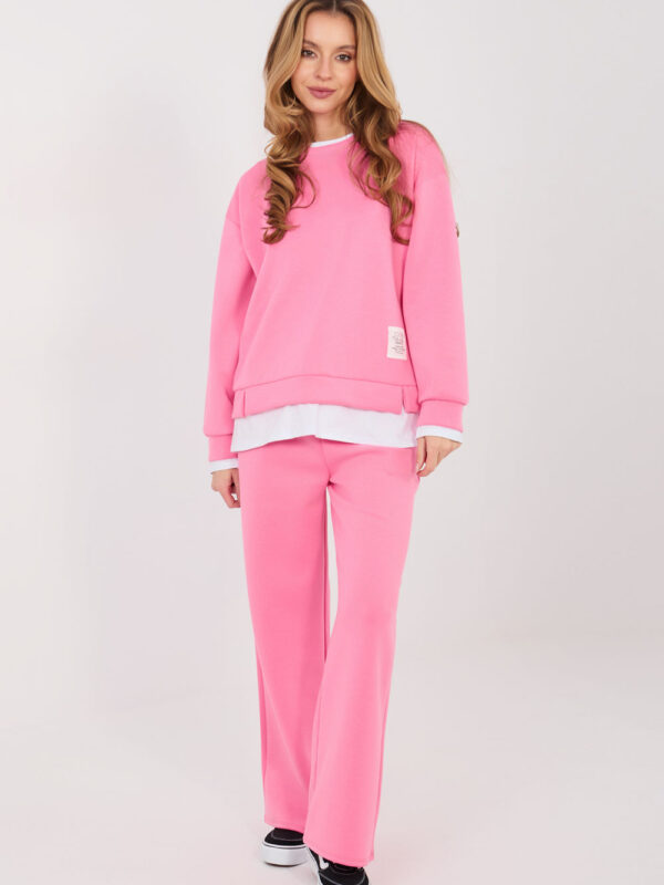 Spodnie Komplet Model IT-KMPL-22230.64 Dark Pink - Rue Paris