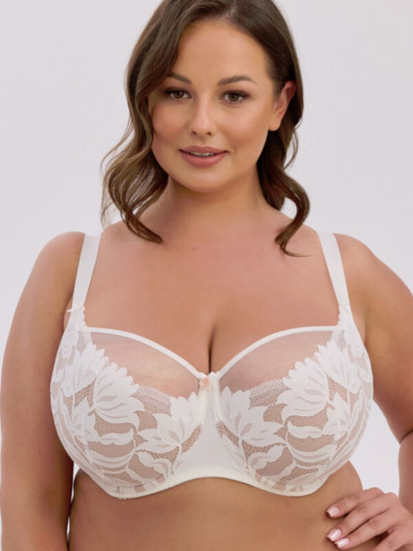 Biustonosz Soft Biustonosz Semi-Soft Model Keto 1134M Maxi Ecru/Mocca - Gaia