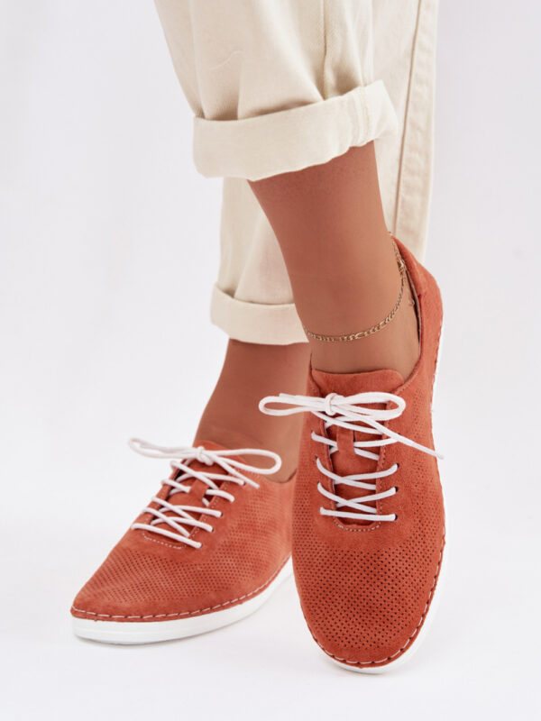 Półbuty Model S.Barski LR61-7080 Orange - Step in style