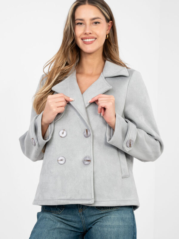 Płaszcz Damski Model IT-KR-97335.04 Light Grey - Factory Price