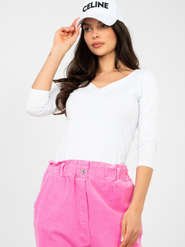 Bluzka Model RV-BZ-A1190.16 White - Rue Paris