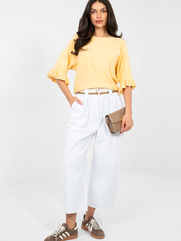 Spodnie Damskie Model IT-SP-FL9929-1.74 White - Rue Paris