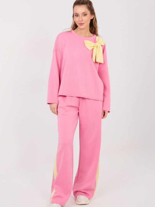 Spodnie Komplet Model IT-KMPL-22220.69 Dark Pink - Rue Paris