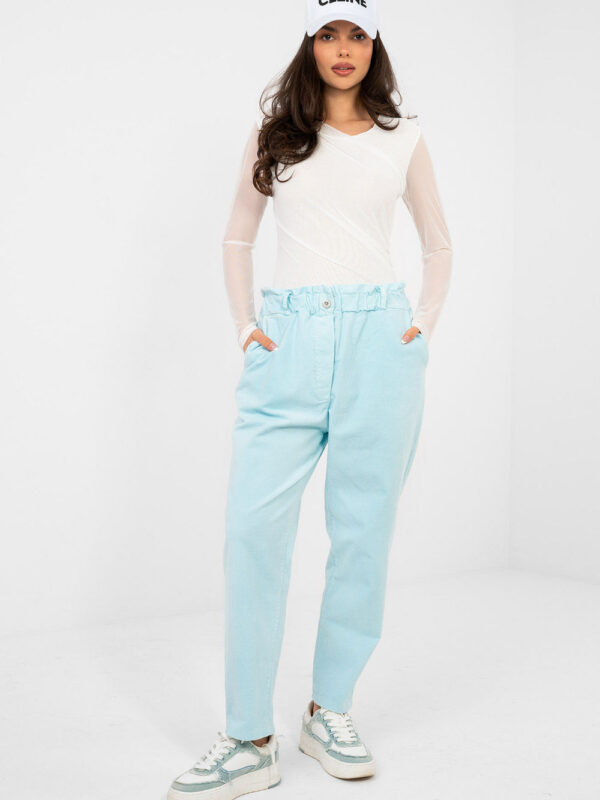 Spodnie Damskie Model MI-SP-2689.47 Light Blue - Italy Moda
