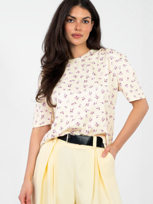 Bluzka Model MI-BZ-A2985.97 Light Yellow - Italy Moda
