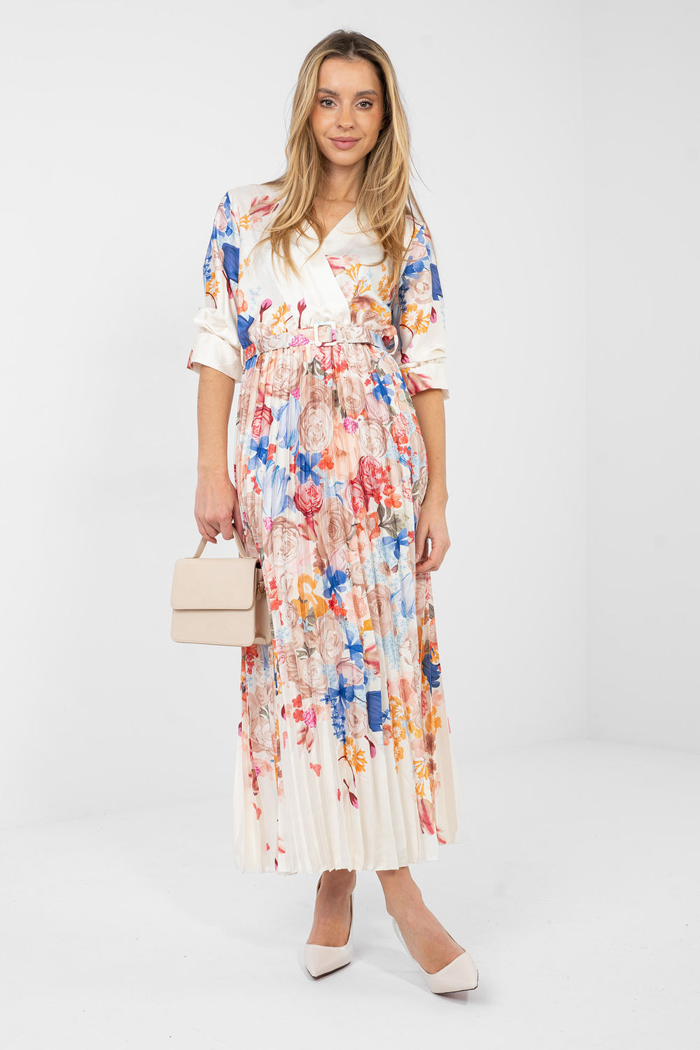 Sukienka Model IT-SK-18828.92 Ecru - Italy Moda