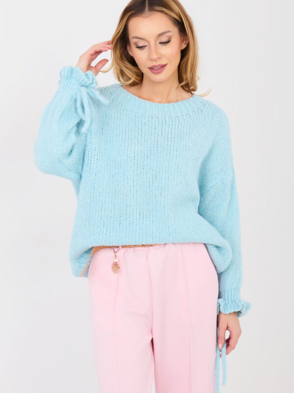 Sweter Damski Model MI-SW-1512.28 Light Blue - Italy Moda