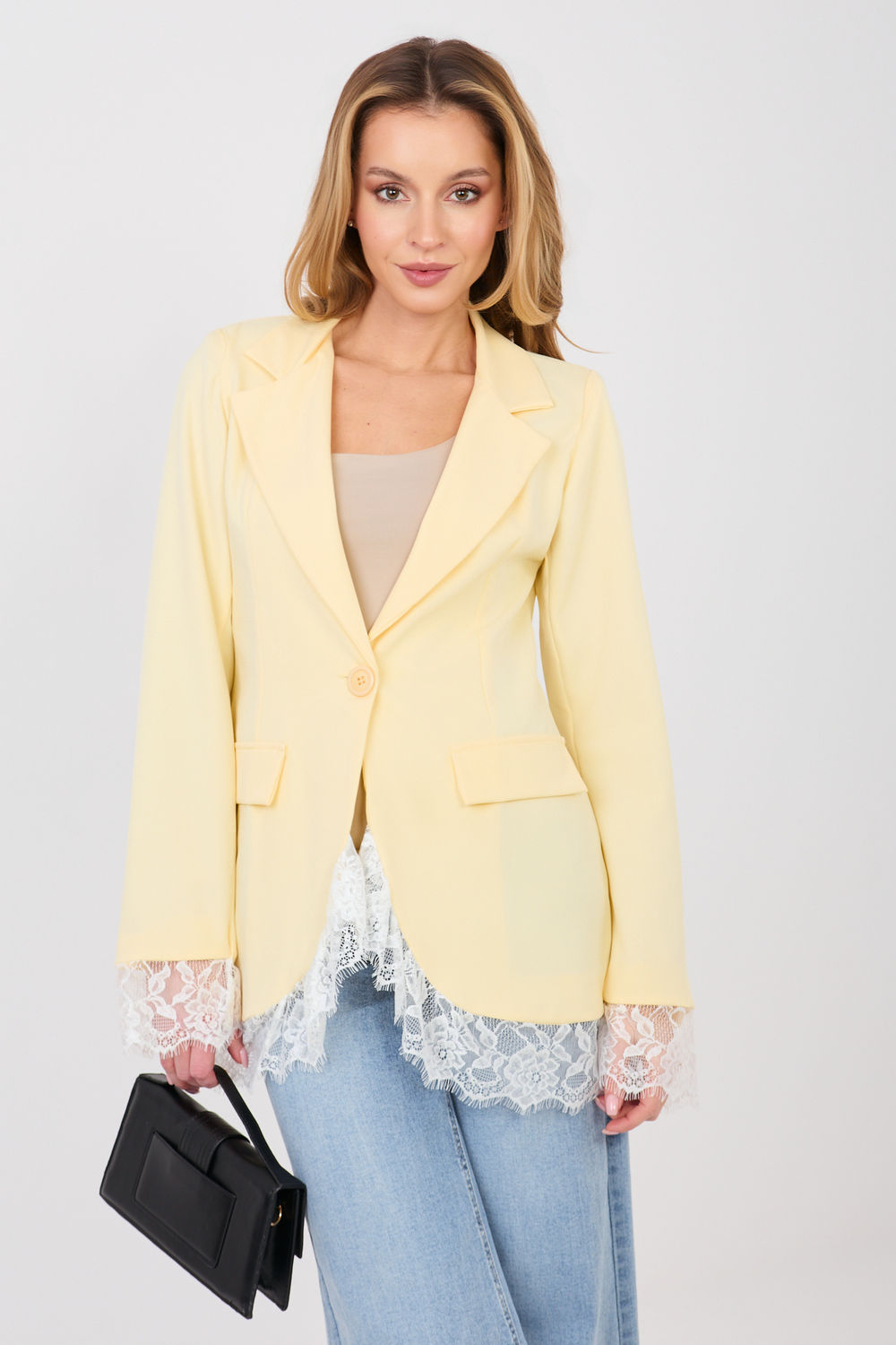 Marynarka Model IT-MA-60155.36 Light Yellow - Factory Price