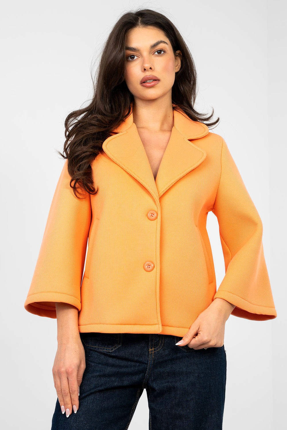 Płaszcz Damski Model IT-KR-95965.05 Light Orange - Factory Price
