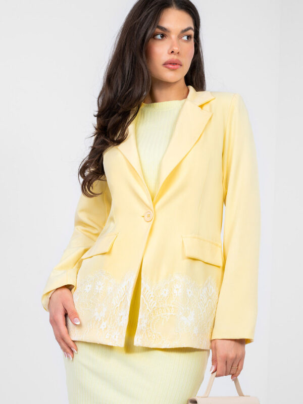 Marynarka Model IT-MA-60128.07 Light Yellow - Factory Price