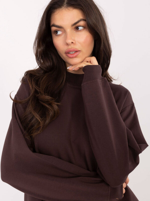Bluza Damska Model RV-BL-5185.70P Dark Brown - BFG