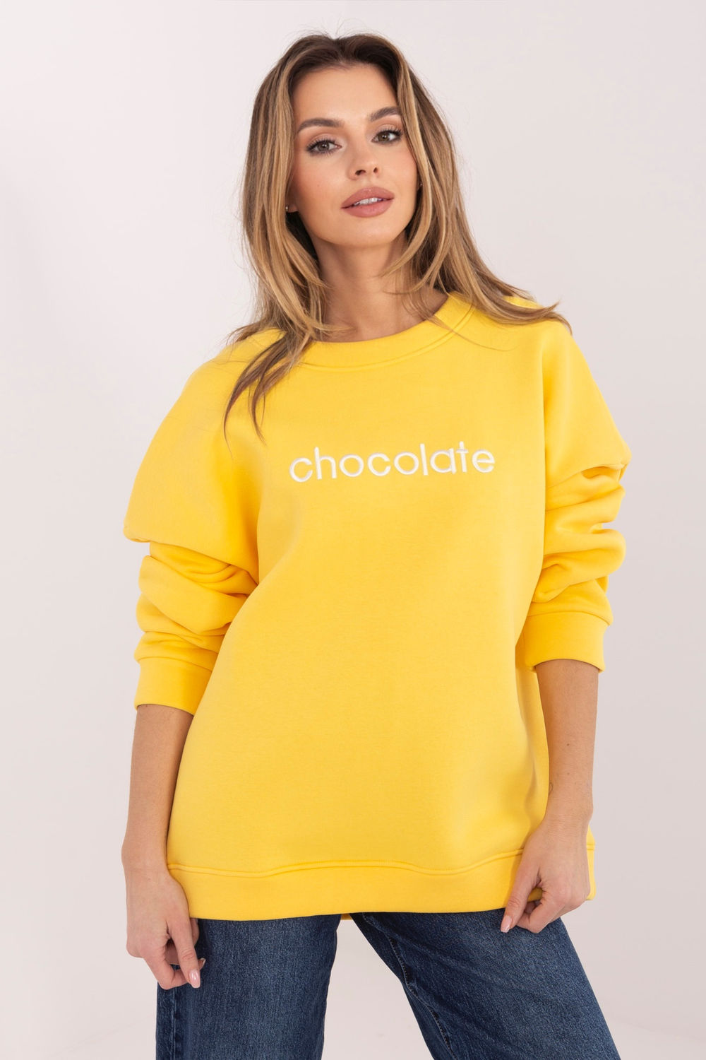 Bluza Damska Model RV-BL-A1036.64 Yellow - Rue Paris