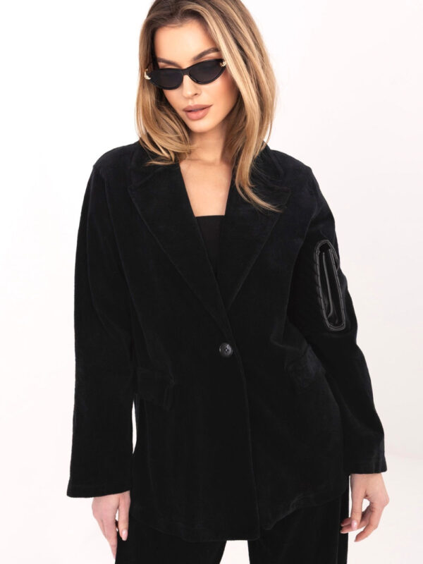 Marynarka Model IT-MA-FL9958.90 Black - Rue Paris