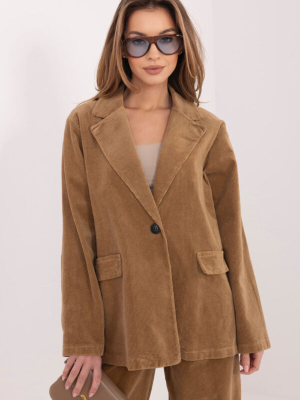 Marynarka Model IT-MA-FL9958.90 Camel - Rue Paris