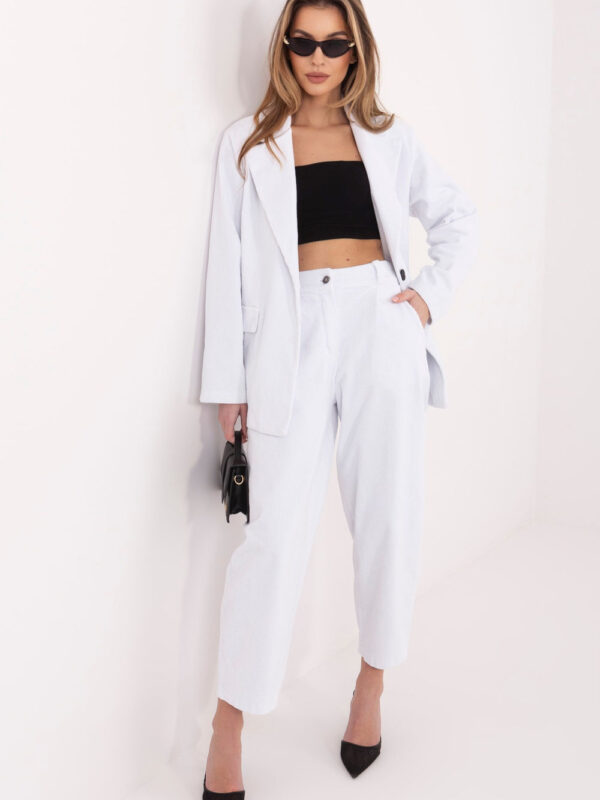 Spodnie Damskie Model IT-SP-FL8916.13 White - Rue Paris