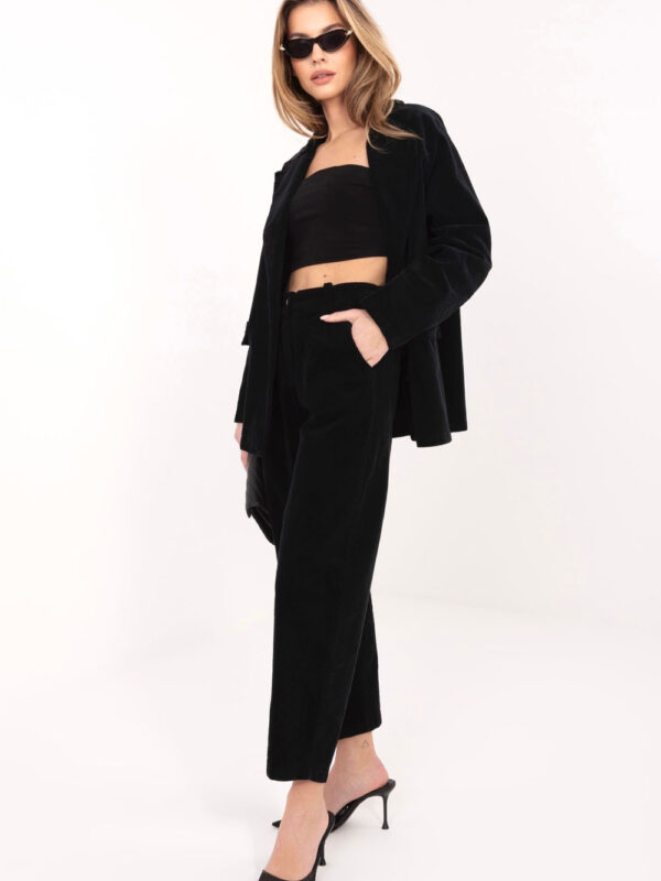Spodnie Damskie Model IT-SP-FL8916.80 Black - Rue Paris