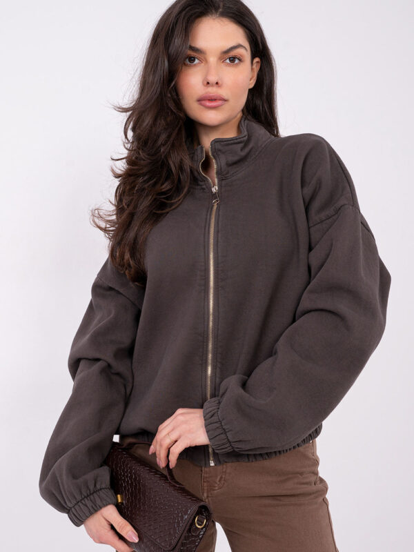 Bluza Damska Model WT-BL-A1460.19P Dark Brown - Factory Price