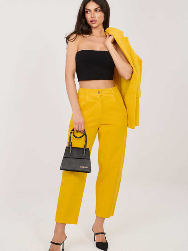 Spodnie Damskie Model IT-SP-FL8916.80 Yellow - Rue Paris