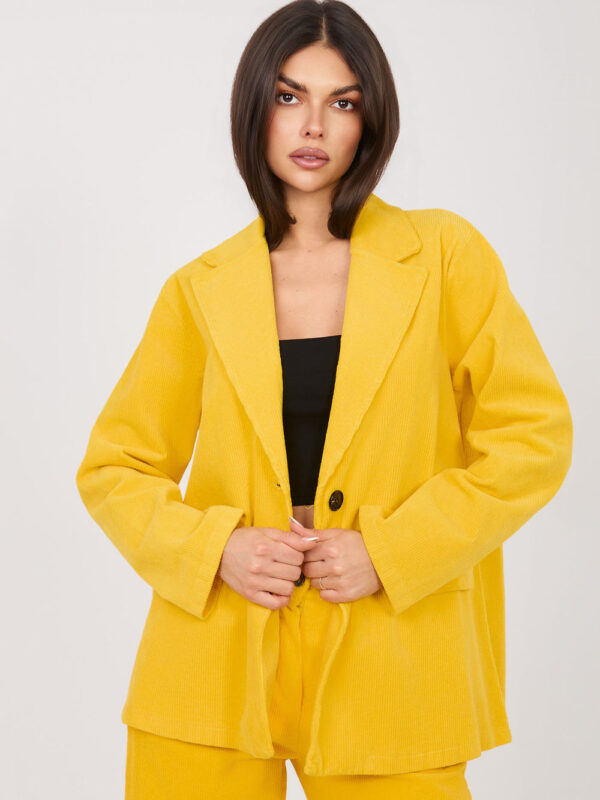 Marynarka Model IT-MA-FL9958.87 Yellow - Rue Paris
