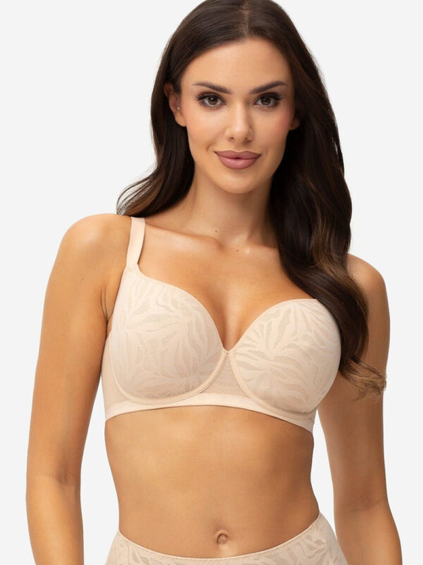 Biustonosz push up Biustonosz Usztywniany Model Fuller Beige - Gatta