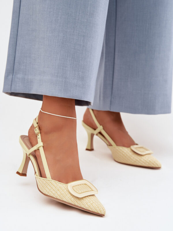 Sandały Model Eslina 6371 Yellow - Step in style
