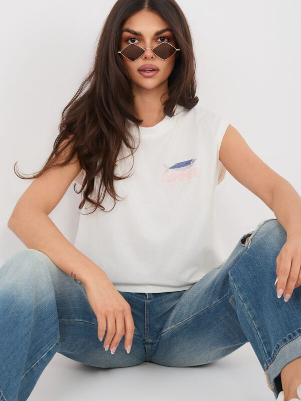 Tshirt Damski Model D12022M02769B White - Sublevel