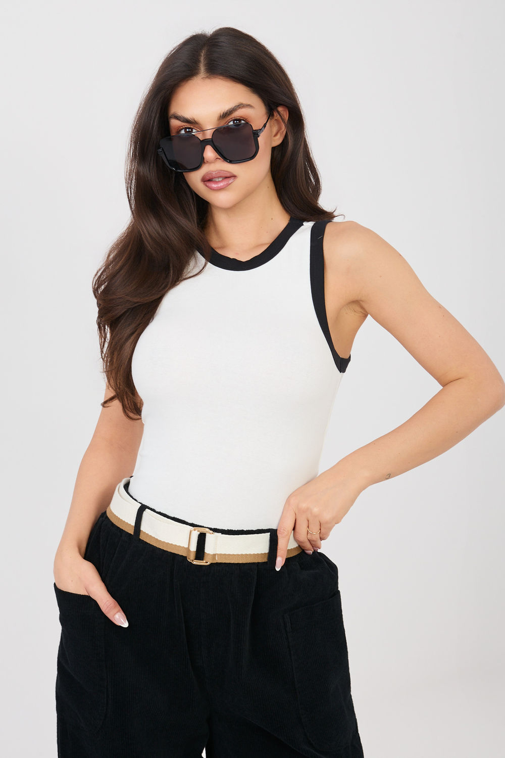 Koszulka Top Model D16197AJ02864A White - Sublevel