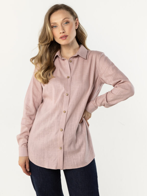 Koszula Damska Model A768 Dirty Pink - awama