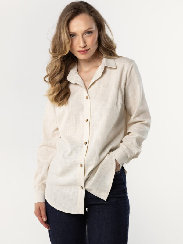 Koszula Damska Model A768 Beige - awama
