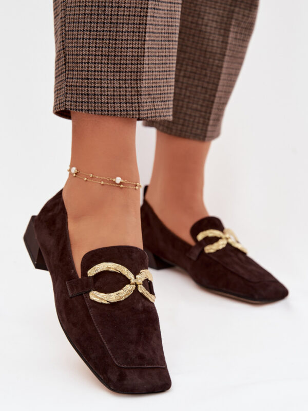 Mokasyny Model DA CR61-3115 Czekolada - Step in style