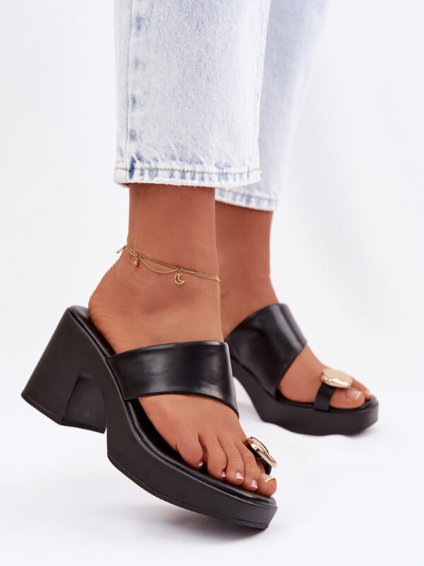 Sandał Klapki Model Sinora YL5050 Black - Step in style