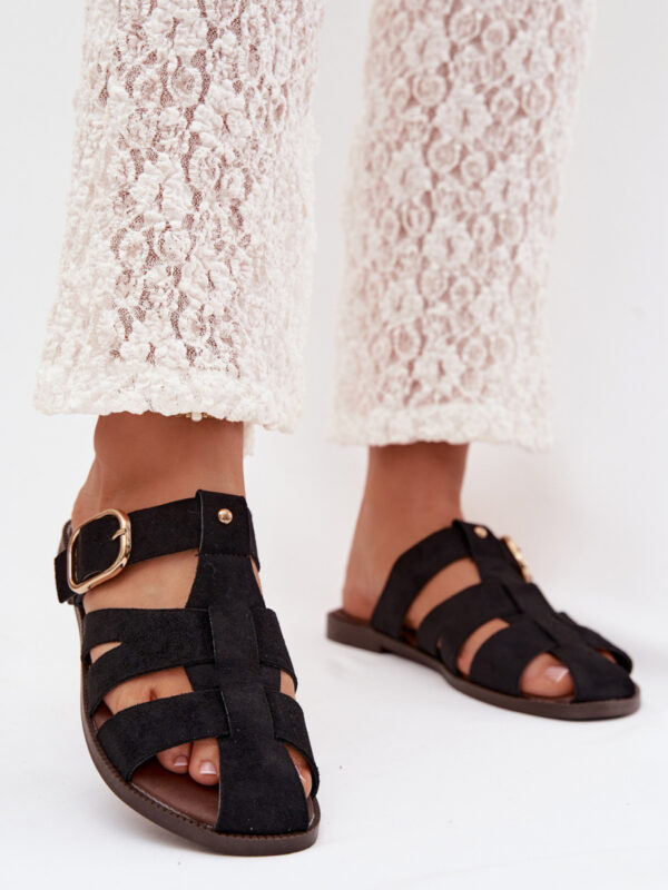 Sandał Klapki Model Elzora 9784 Black - Step in style